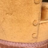 Vintage velvet bench