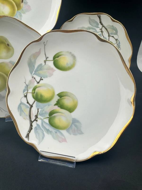 RC Bavaria 6 fruit dessert plates Auguste Viktoria