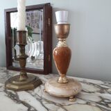 Onyx lamp base