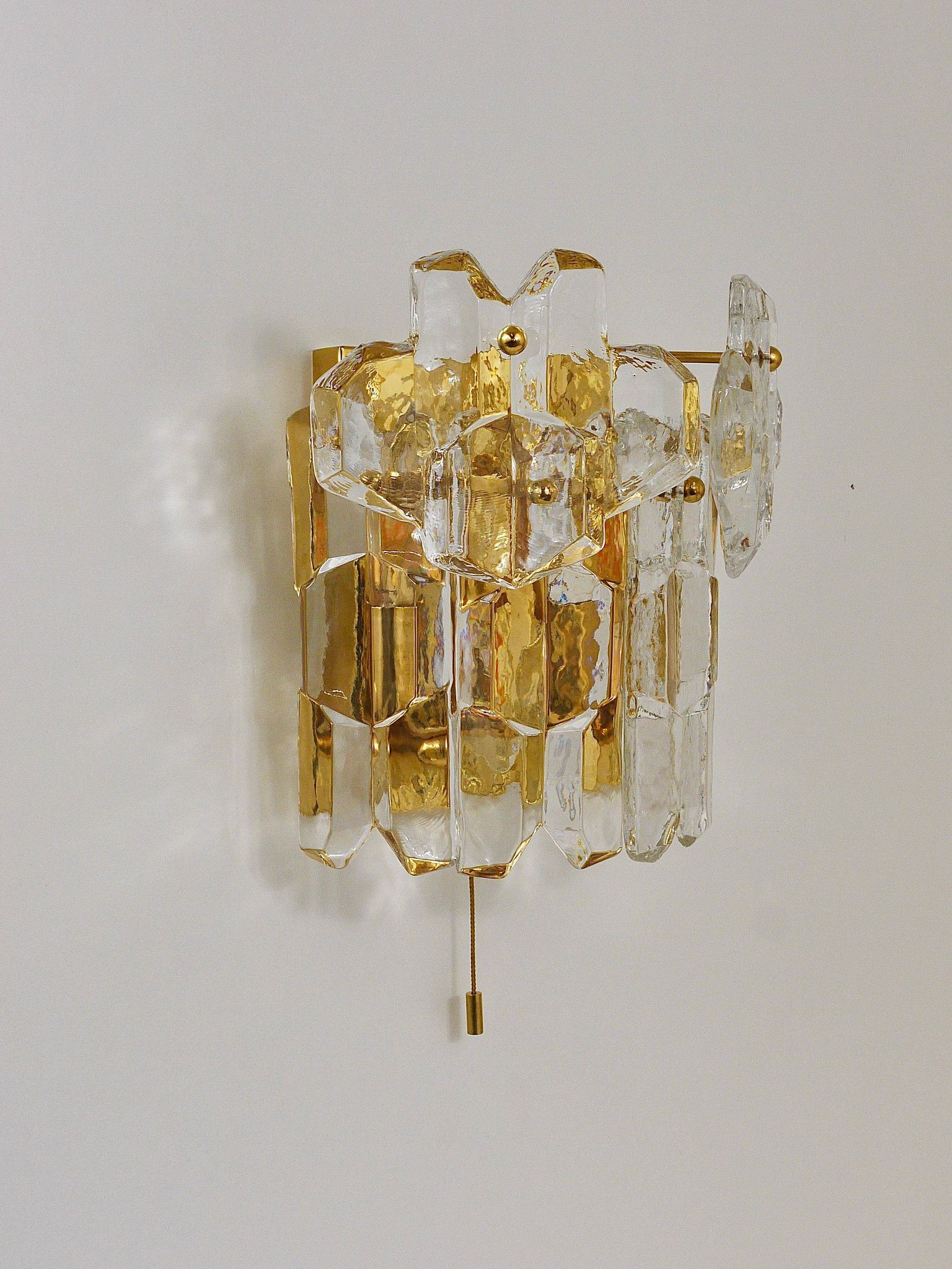 Palazzo Grand Model Wall Light by J.T. Kalmar - 1970