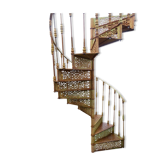 Spiral staircase in cast iron XXth