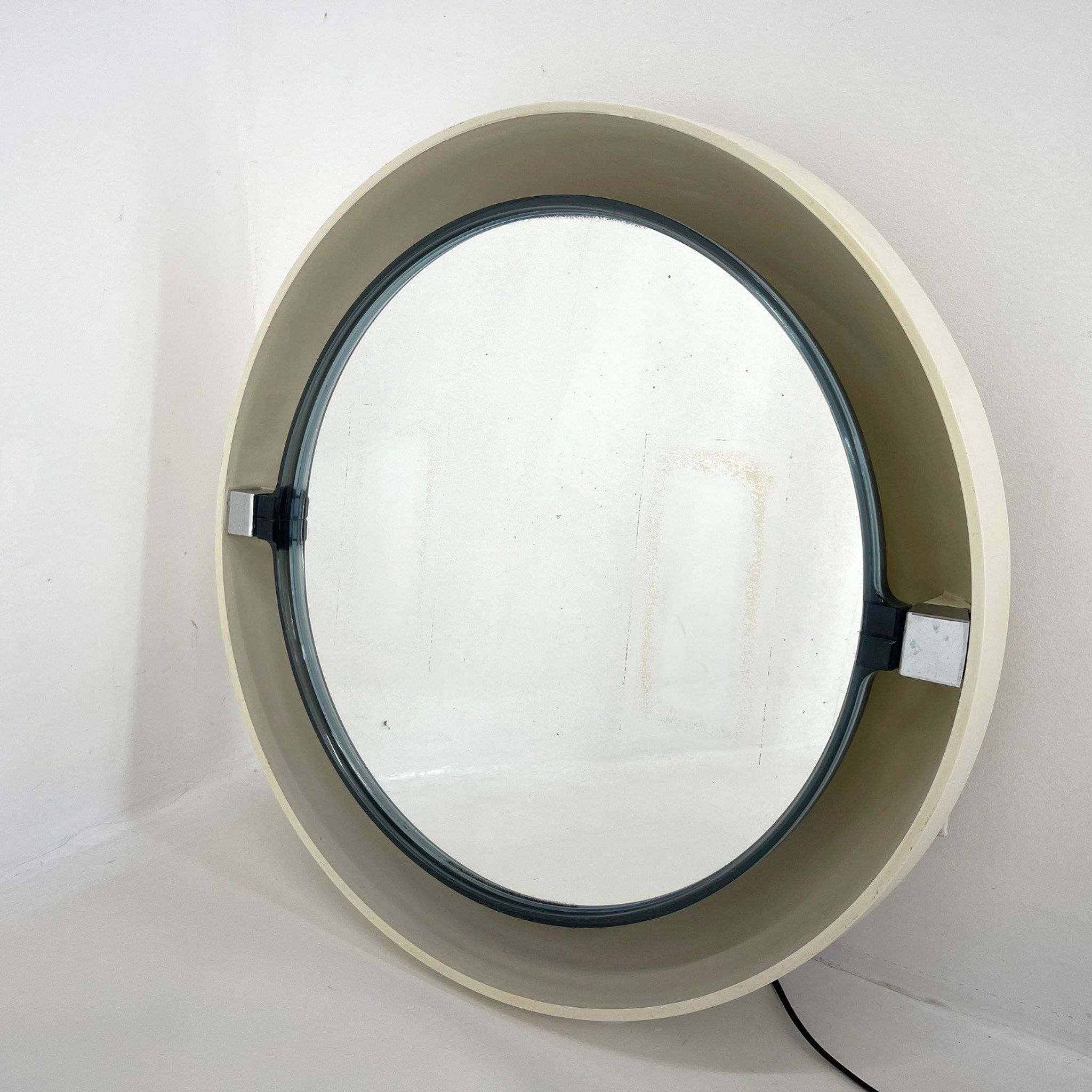 Mid-century Mirror by Allibert, 1970's 62cm