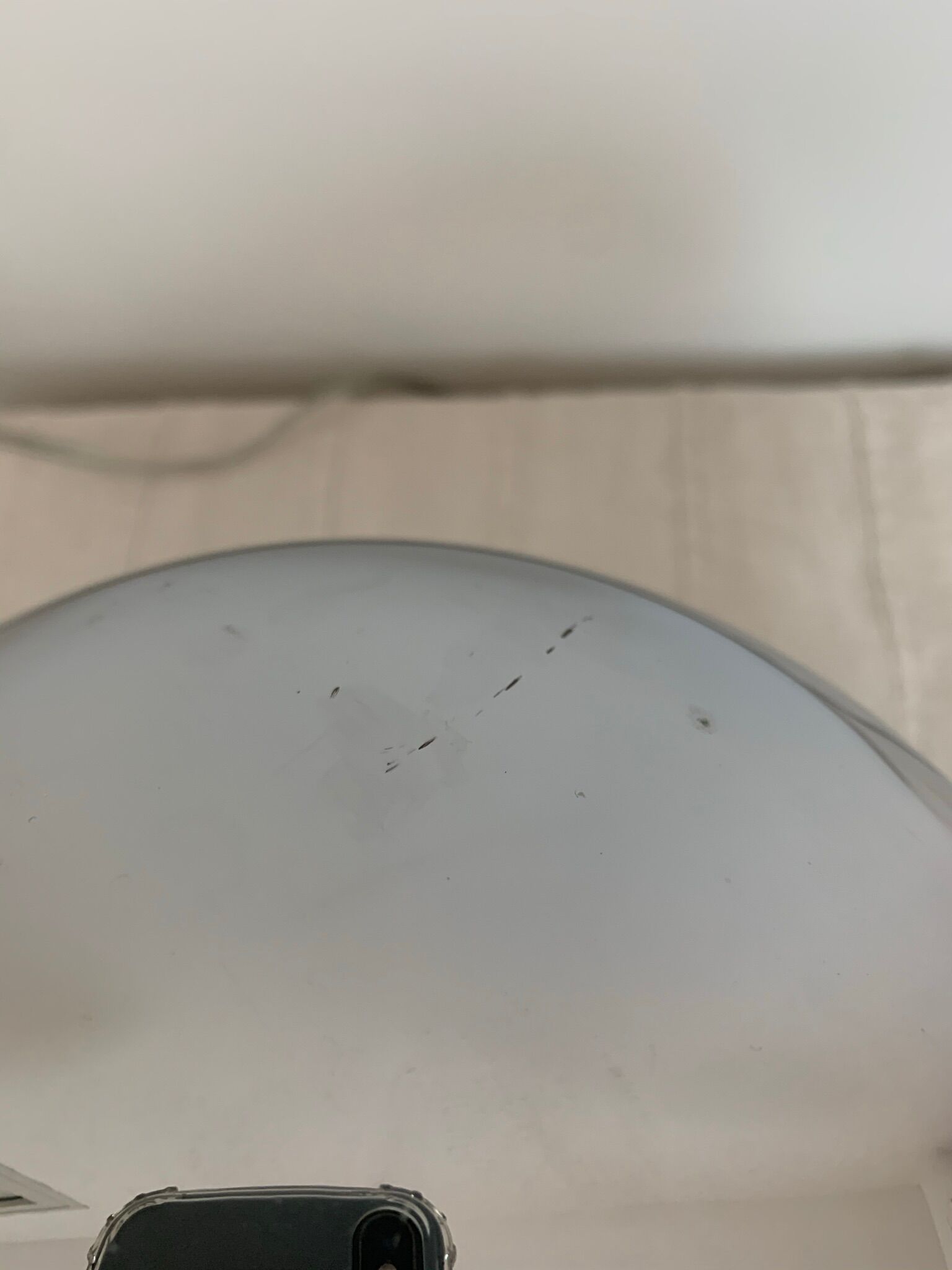 Pair of space age chrome mushroom lamps