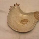 Empty enamelled ceramic pocket chicken