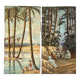 Pair of orientalist paintings signed Hager 1925