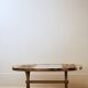 Oval coffee table in ceramic and metal – 1970s