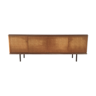 Enfilade Années 50 Largeur 230 cm plaquée Acajou