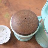 Pretty enamelled filter coffee maker