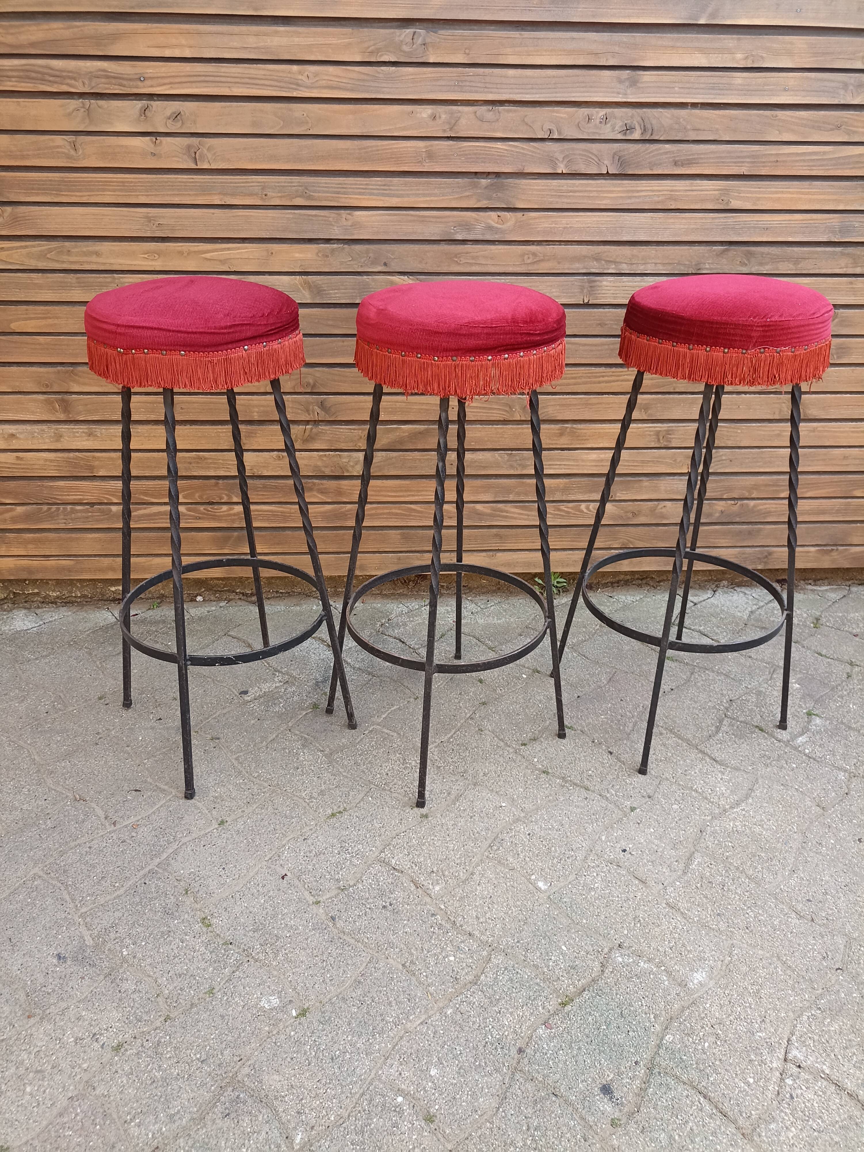 Brutalist bar stools