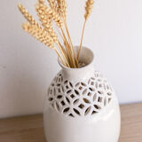White ceramic vase