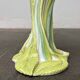 Vintage Italian ceramic cache-pot with flower stand, 1980s, set of 2.