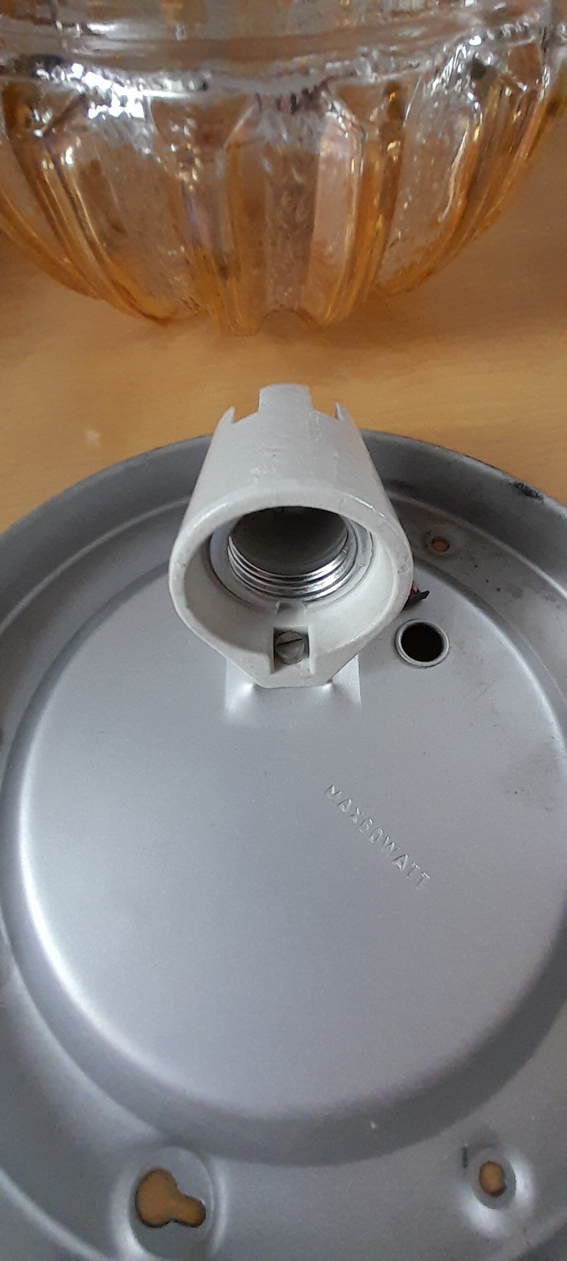 Round wall lamp jelly fish 60s.