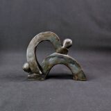 "Union of Movements" Contemporary and abstract terracotta sculpture