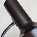 Chocolate brown desk lamp, 1960s