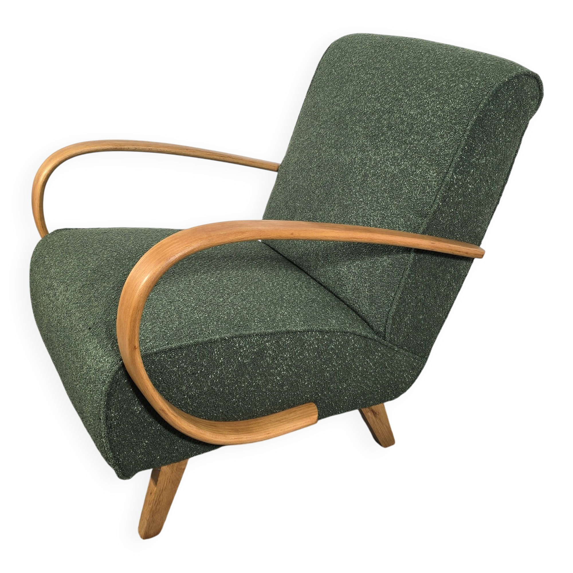 Art Deco Lounge Chair from Jindrich Halabala, 1940s