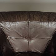 Rare pair of model MP-91 leather lounge chairs by Percival Lafer