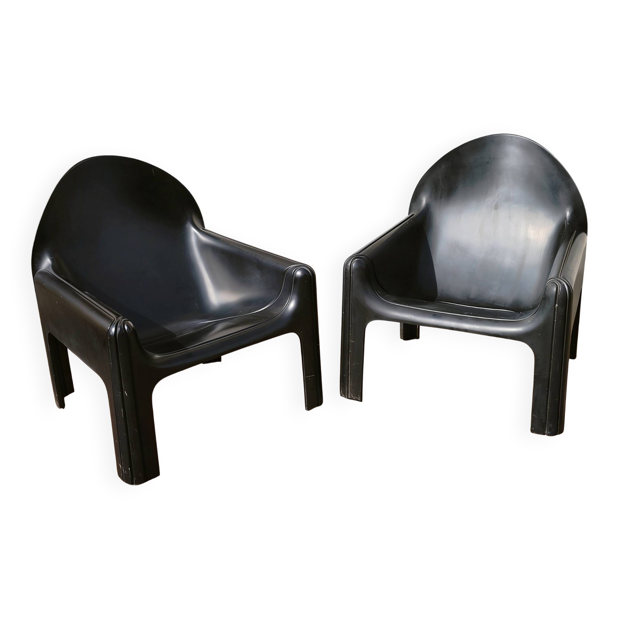 Pair of Gae Aulenti armchairs