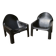 Pair of Gae Aulenti armchairs