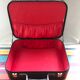 Former Travel Trunk Case - Necessary To Travel Rare Black Leather Vintage