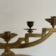 Paire de candélabres en bronze doré d'époque ART DECO