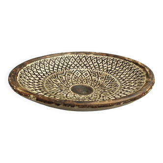 Kabyle dish North Africa XXth terracotta