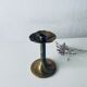 Antique golden brass candle holder
