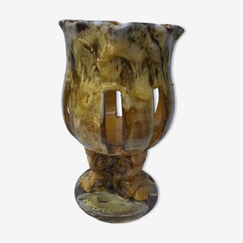 Ancien vase ceramique F. Bongioanni  Vallauris