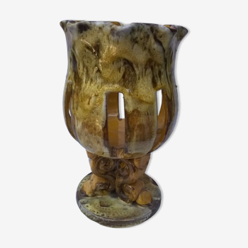 Old ceramic vase F. Bongioanni Vallauris