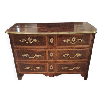 Regence period chest of drawers