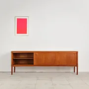 Teak enfilade by H.W. Klein for Bramin, Denmark, 1960s.