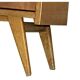 Vintage Chest if dealers wood rattan 1950 feet compass