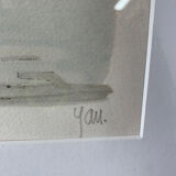 Lithograph "The Pontoon"
