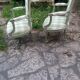 pair of cabriolet armchairs