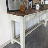 Farm console table early twentieth century
