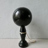 Bilboquet old lacquered black 18 cm