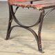 Banc de parc en fer riveté années 1920