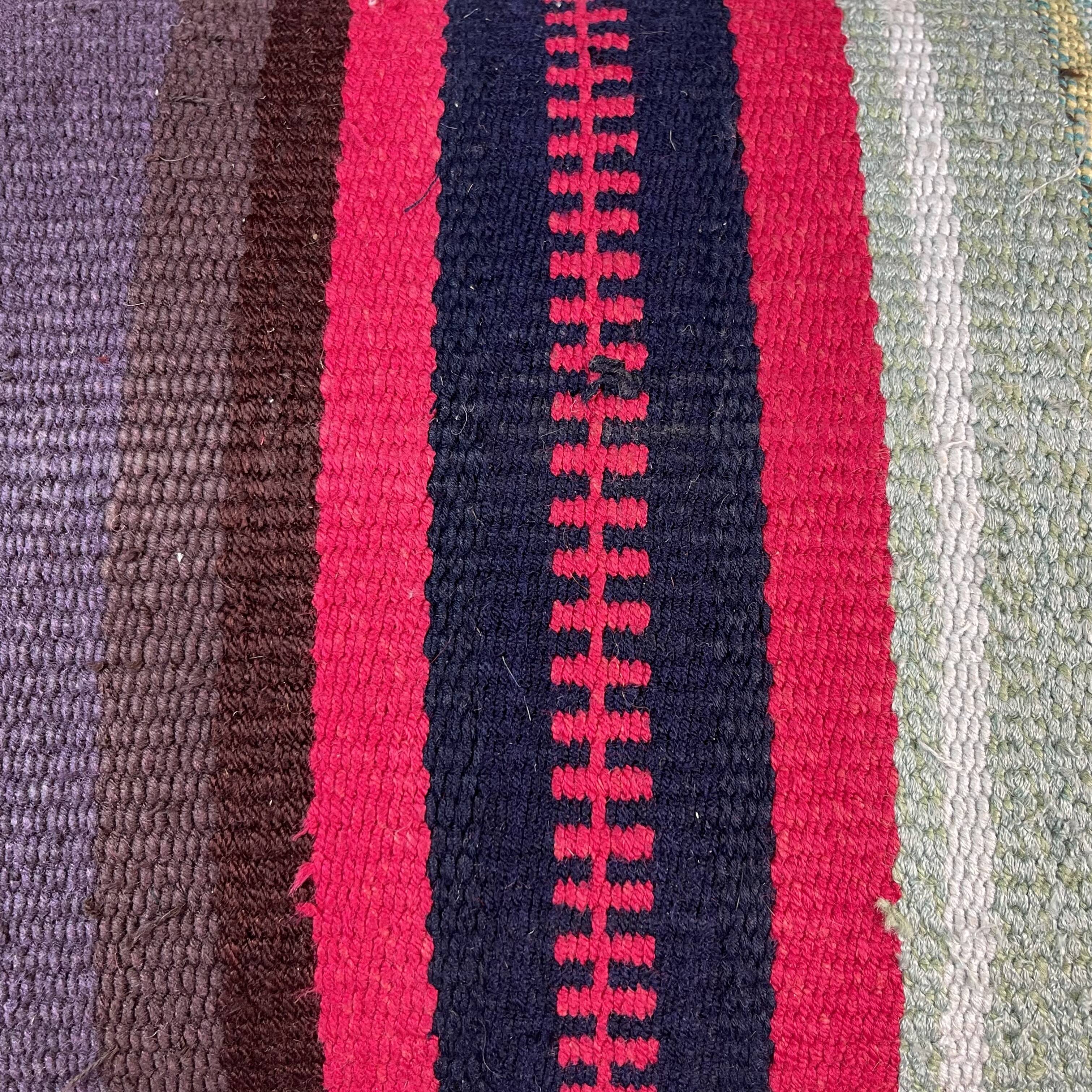 Vintage turkish kilim cushion cover 30x50cm