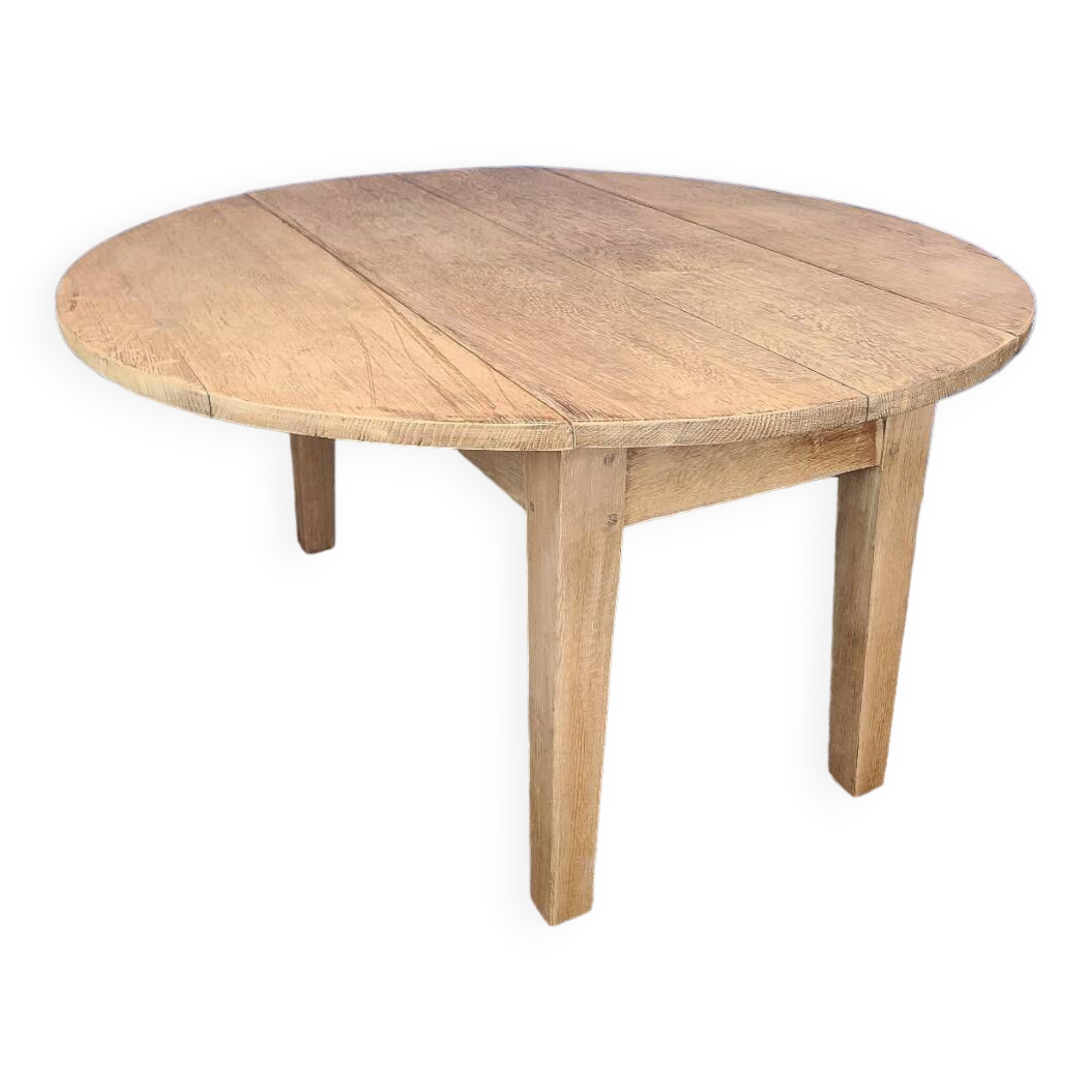 Vintage farmhouse coffee table with flap