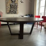 Maxalto Xilos round table diameter 1780 grey oak