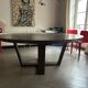 Maxalto Xilos round table diameter 1780 grey oak