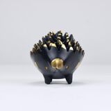 Cendriers empilables en laiton hérisson de Walter Bosse, Herta Baller, Autriche, années 1950