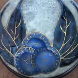 Camille THARAUD Signed circular porcelain box. 15 cm