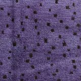 Purple & Brown Polka Dot Kilim Rug, 206x263Cm