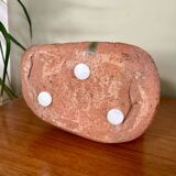 Glazed terracotta vase