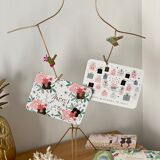 Golden postcard display