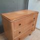 Commode vintage en bois en plaquage clair
