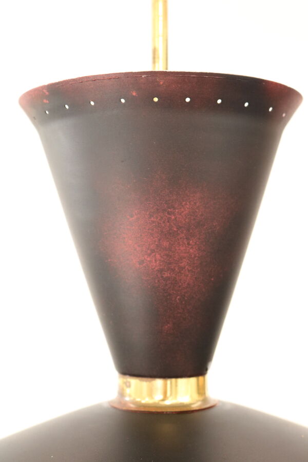 Lampe suspendue design suédoise ancienne *** Suède 1960 - Éclairage élégant