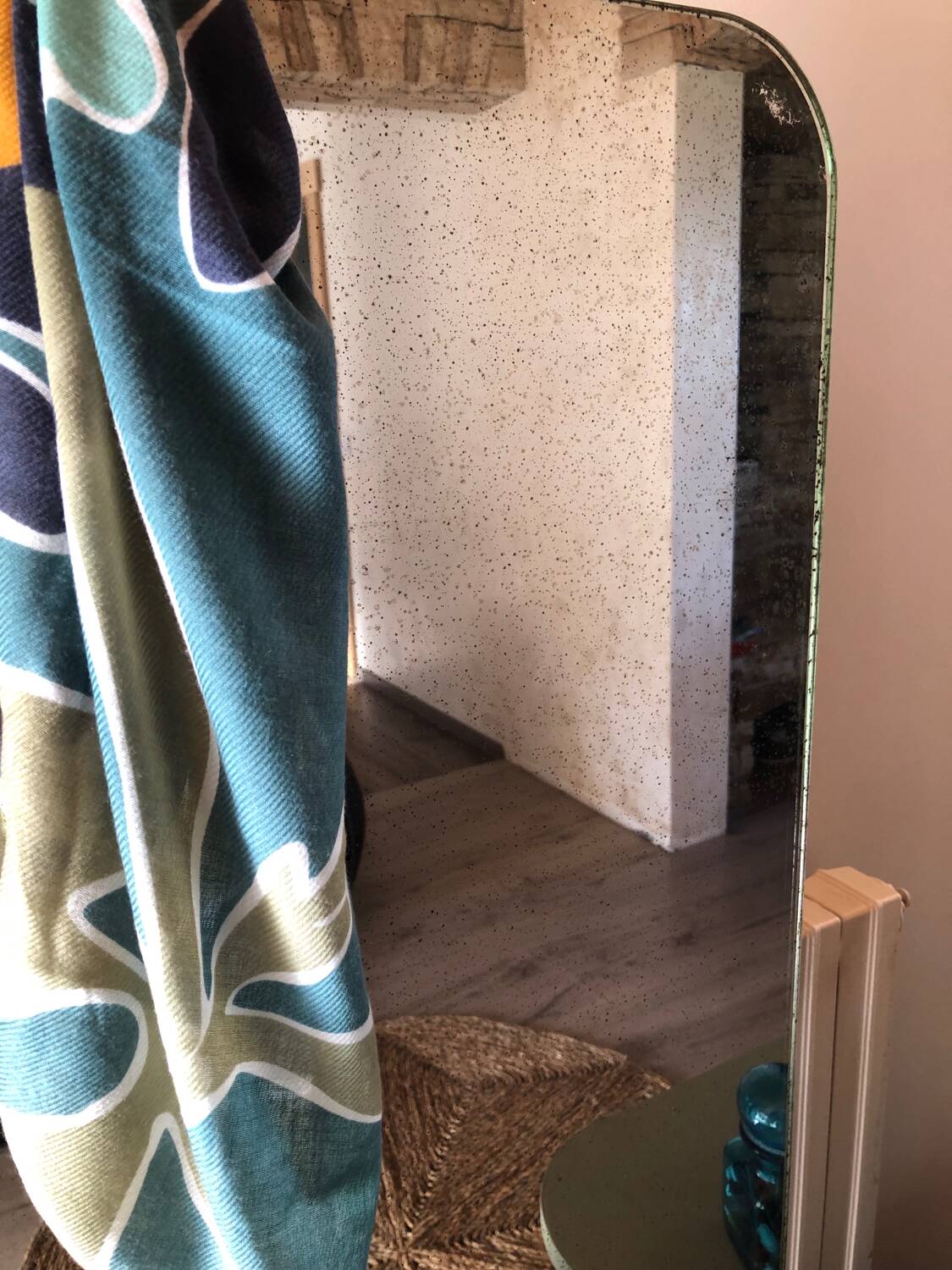 Meuble d’entrée avec miroir mercure