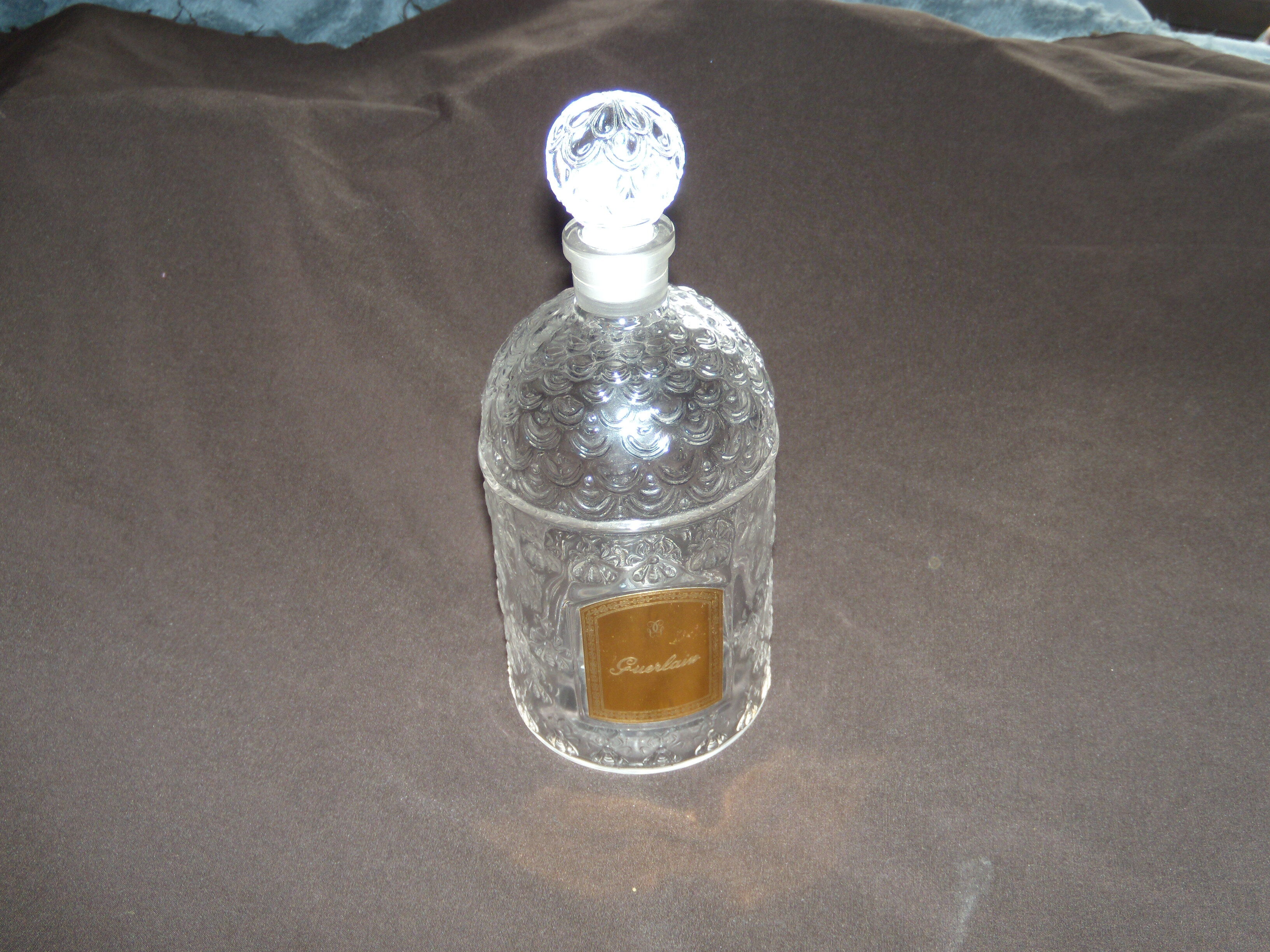 Bottle bottle perfume Guerlain vintage heritage edt 500 ML empty