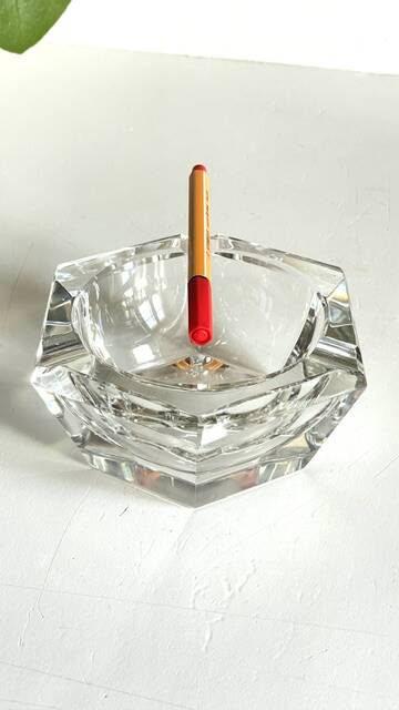 CENDRIER Vide-Poche CRISTAL Vintage